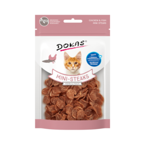 Dokas Mini-Steaks mit Huhn & Fisch 25g