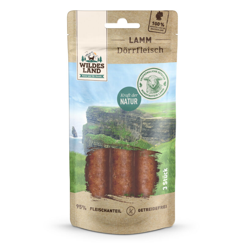 Wildes Land Dörrfleisch (3x Lamm) 65g