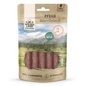 Wildes Land Dörrfleisch (7x Pferd) 150g