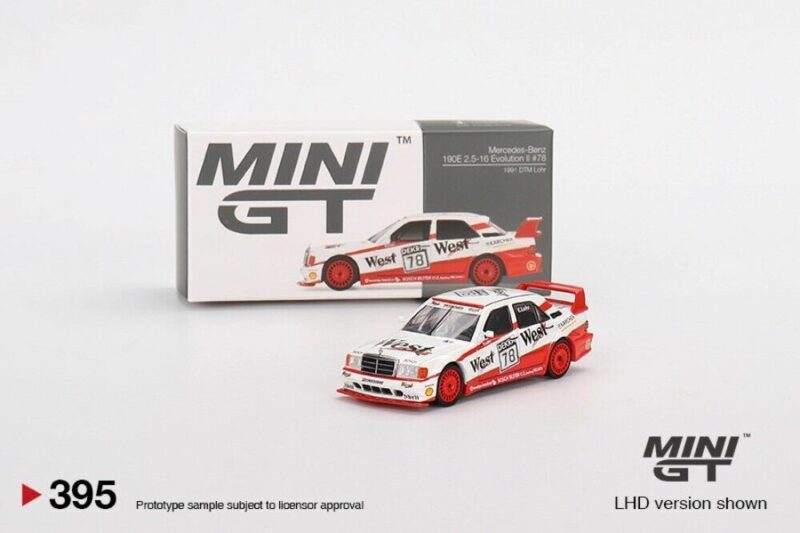 MiniGt Mercedes Benz 190e Rot weiss Mijo