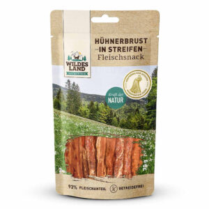Wildes Land Hühnerbrust in Streifen 70g (X)