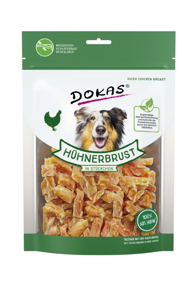 Dokas Hühnerbrust in Stückchen 200g