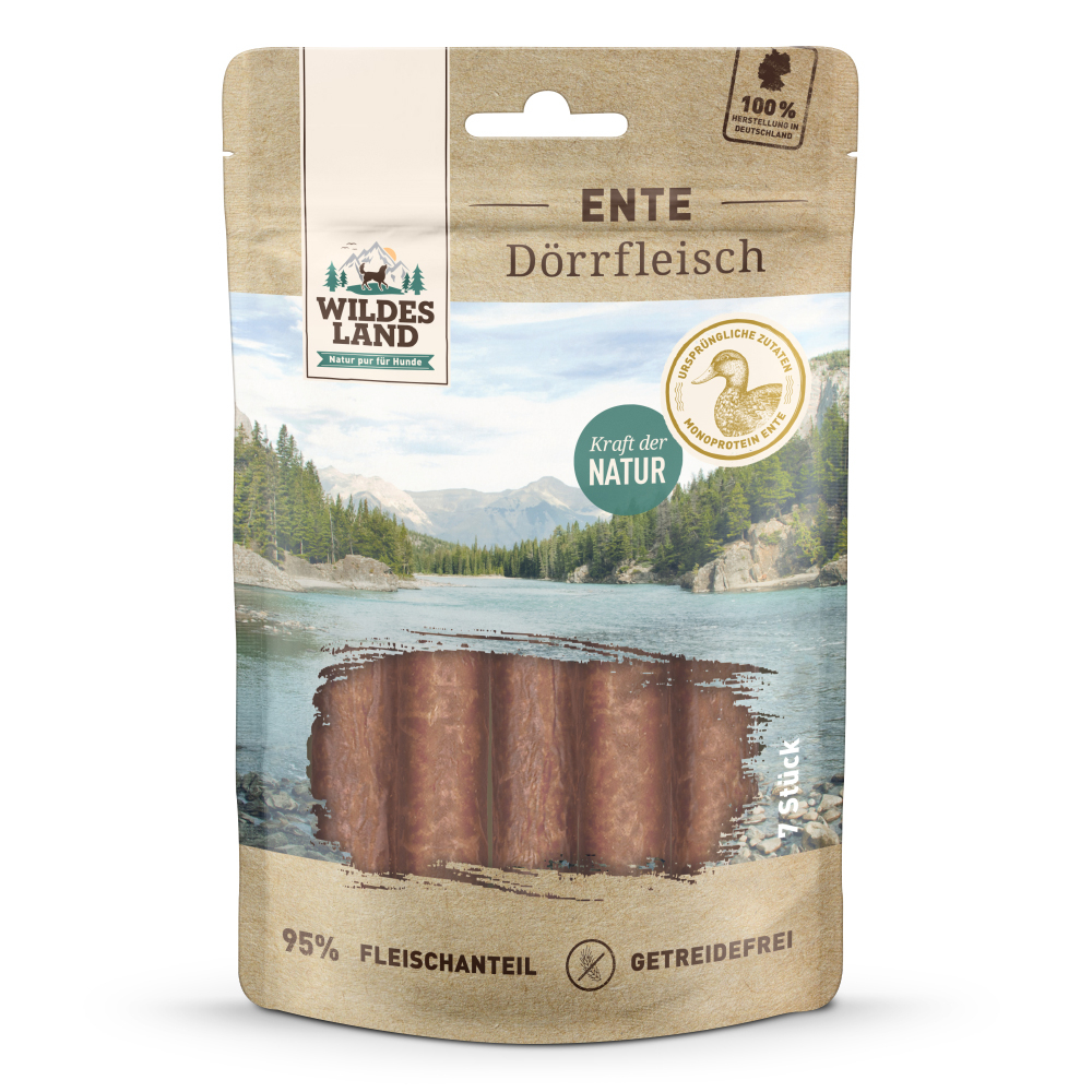 Wildes Land Dörrfleisch (7x Ente) 150g