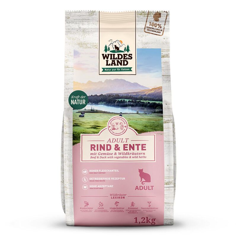 Wildes Land Classic - Rind und Ente 1.2kg