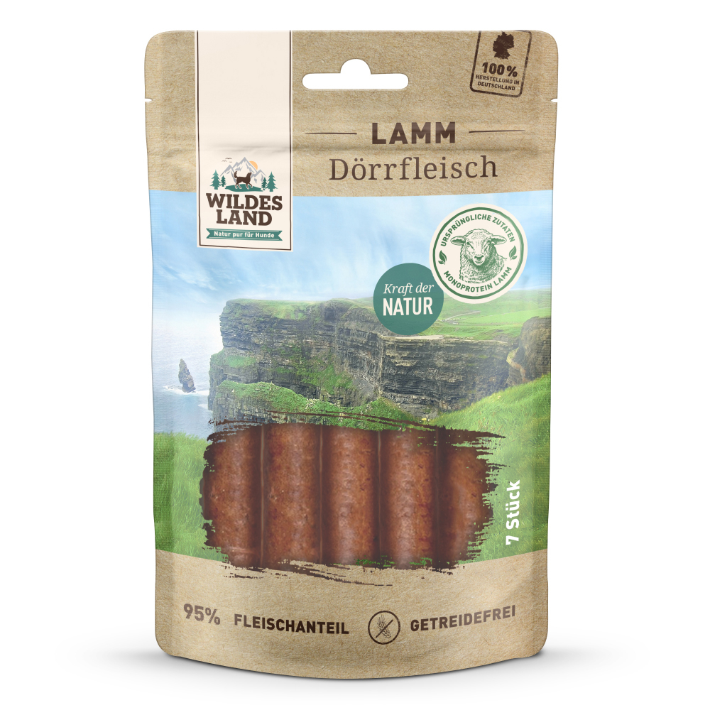 Wildes Land Dörrfleisch (7x Lamm) 150g